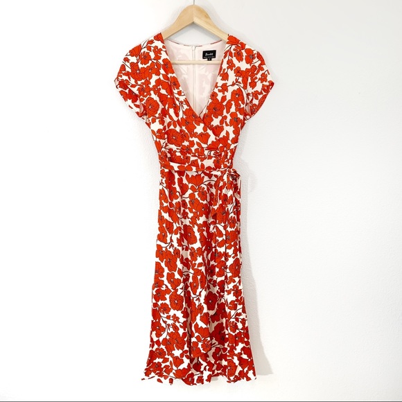 bardot fiesta floral dress